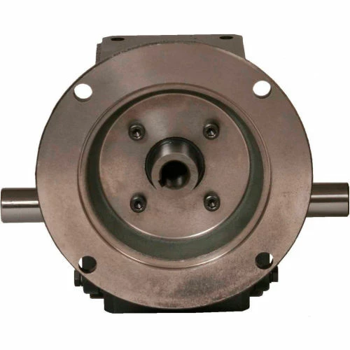 Worldwide Electric Corporation Worldwide HdRF175-20/1-DE-56C Cast Iron Right Angle Worm Gear Reducer 20:1 Ratio 56C Frame 3 Worldwide Electric Corporation Worldwide HdRF175-20/1-DE-56C Cast Iron Right Angle Worm Gear Reducer 20:1 Ratio 56C Frame